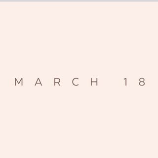 March 18 Sweets logo