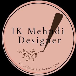 Ik Mehndi Designer logo