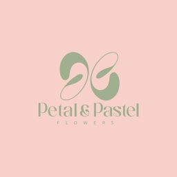 Petal & Pastel Flowers logo