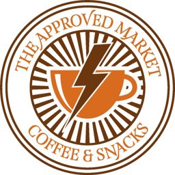The Approved Market Coffee & Snacks logo