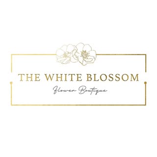 The White Blossom Flowers logo