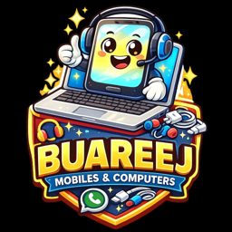 Buareej Mobiles and Computers logo
