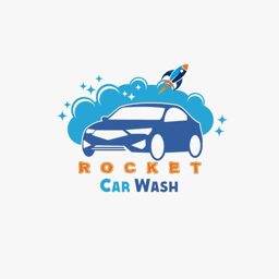 Rocket Car Wash logo