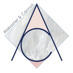 Alabaster & Cannoli logo