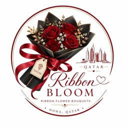 Ribbon Bloom Qatar logo