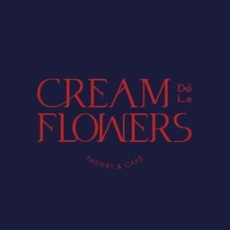Cream De La Flowers logo