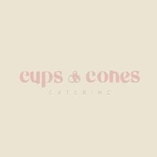 Cups & Cones Catering logo