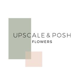 Upscale & Posh Flowers logo